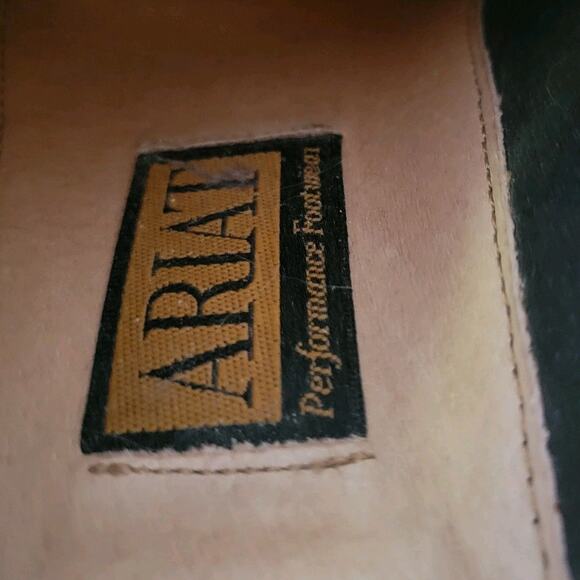 Ariat Womens Size 7B Western Closed Toe Leather Mules Shoes Brown Slip On - Picture 9 of 11